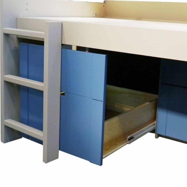Mathy by Bols Dominique Mid Sleeper Bed with Desk & Drawers childrens yoyohome