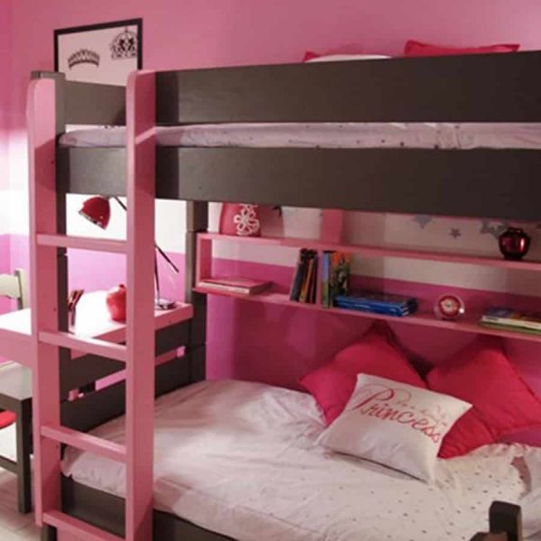 Mathy by Bols Kids Bunk Bed with Drawers & Desk in Dominique Design childrens yoyohome