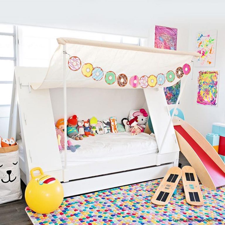 Tent cabin bed with trundle drawer Kids YoYoHome FREE delivery