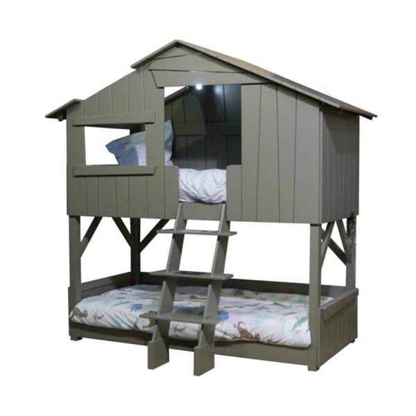 Mathy by Bols Treehouse Bunk Bed in Artichoke childrens yoyohome