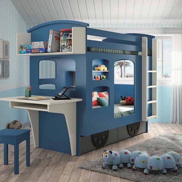 Mathy by Bols Wagon Bunk Bed with Drawers childrens yoyohome
