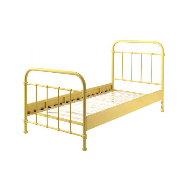 New-york-metal-yellow-single-bed